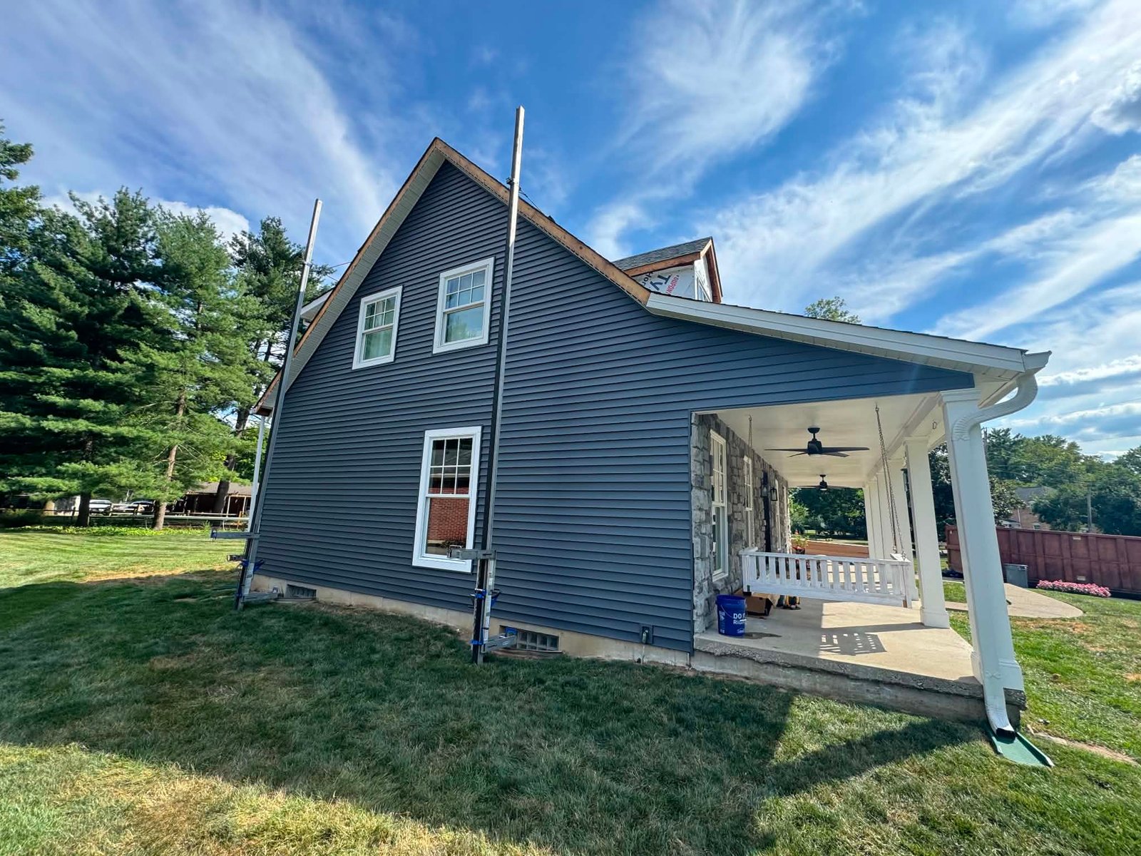 Fiber cement siding installation